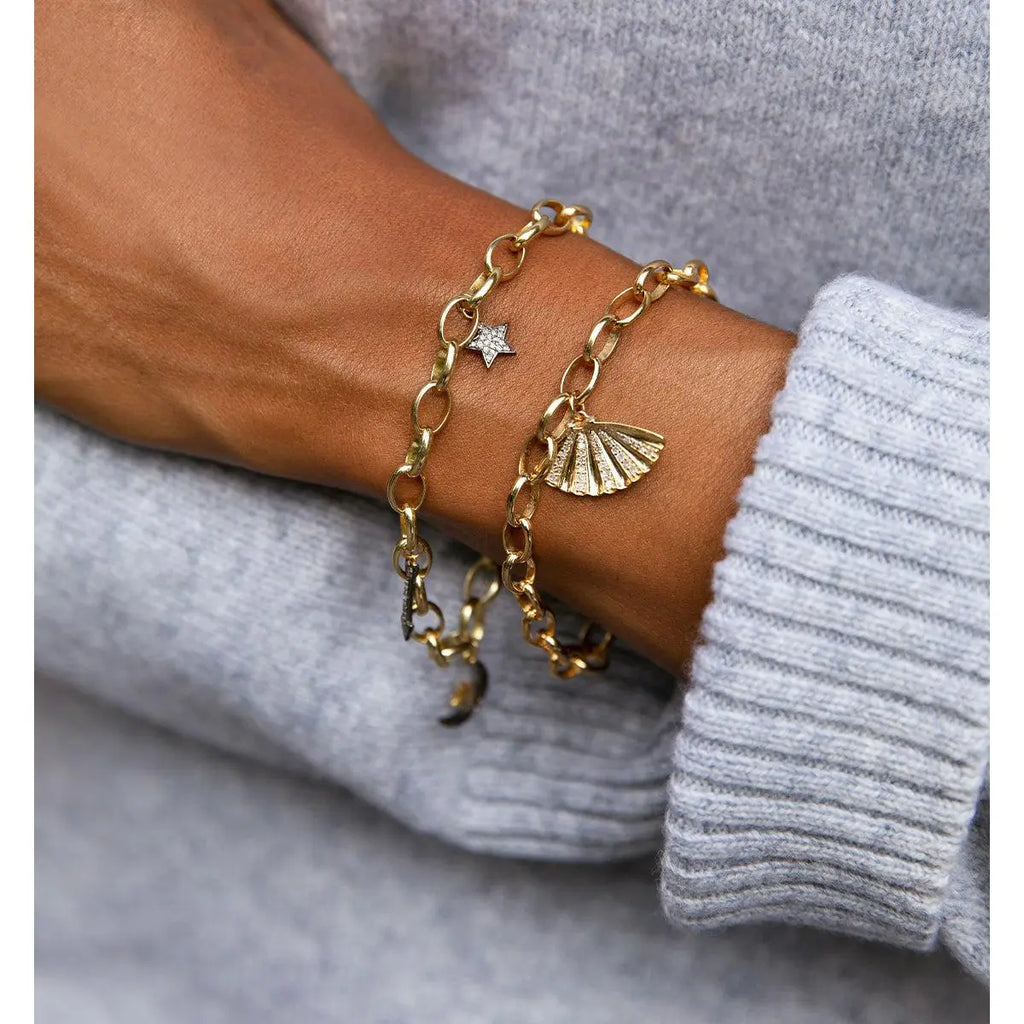 Moon & Star Bangle – D.Louise Jewellery